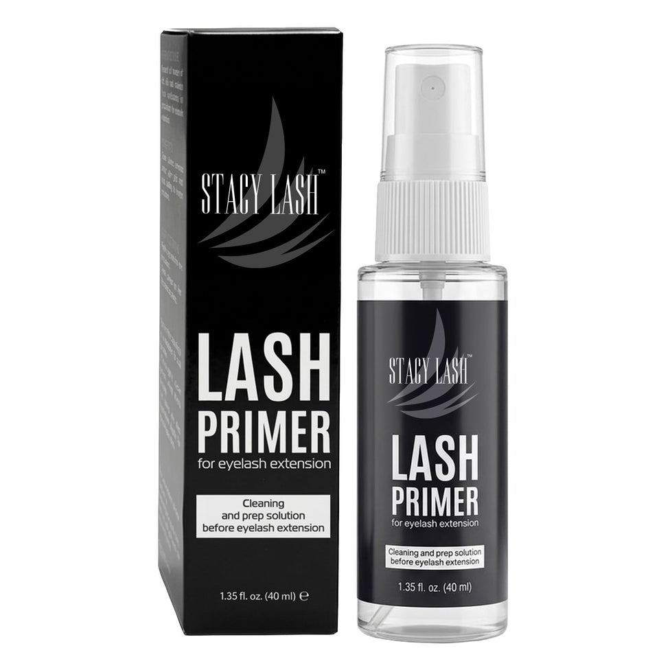 STACY LASH front packaging showing bottle and clear label for professional prep benefit