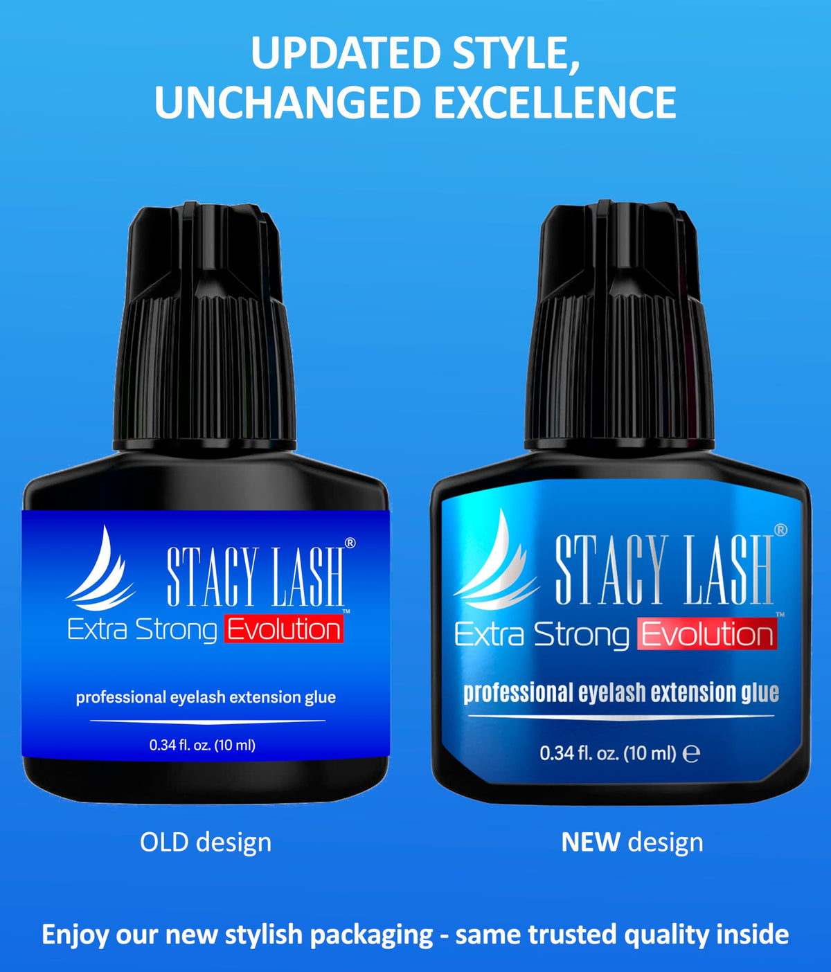 STACY LASH glue texture close-up demonstrating smooth consistency for reliable placement