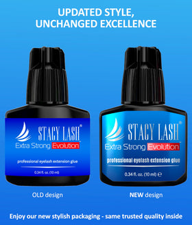 STACY LASH glue texture close-up demonstrating smooth consistency for reliable placement