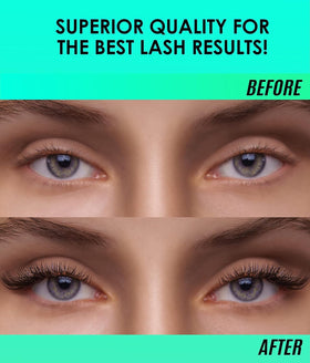 STACY LASH lash tech holding bottle highlighting professional use
