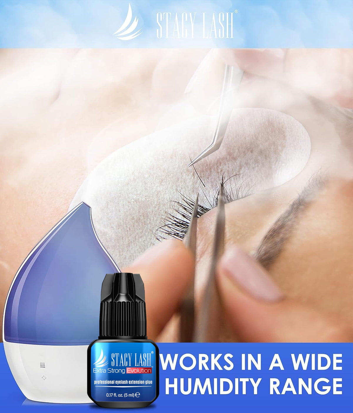 STACY LASH sealed foil package preserving freshness and adhesive potency