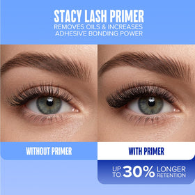 STACY LASH liquid texture close-up illustrating lightweight formula for cleansing benefit