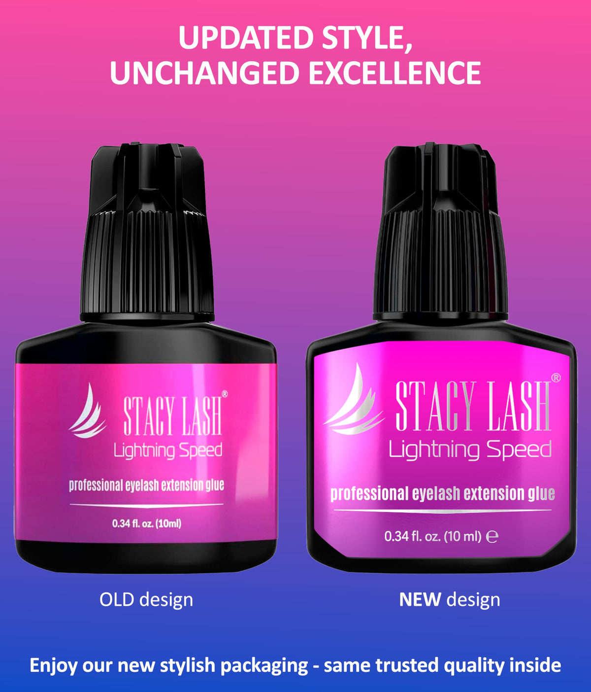STACY LASH glue texture close-up highlighting low-viscosity easy spread benefit
