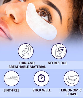 STACY LASH hydrogel texture detail highlighting breathable thin layer