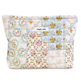 STARDW floral front view showing bright pattern and zipper, stylish and practical