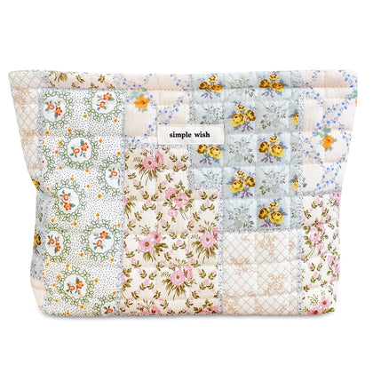 STARDW floral front view showing bright pattern and zipper, stylish and practical