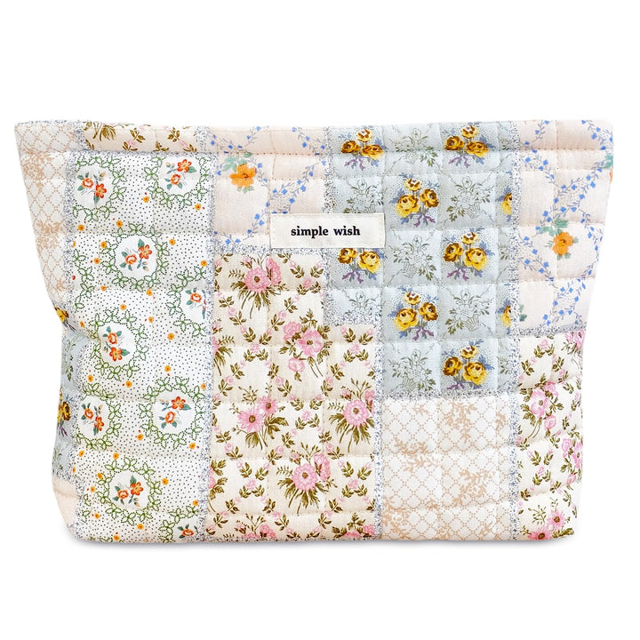 STARDW floral front view showing bright pattern and zipper, stylish and practical