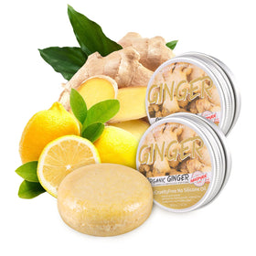 Starhig front packaging showing two shampoo bars and eco benefits