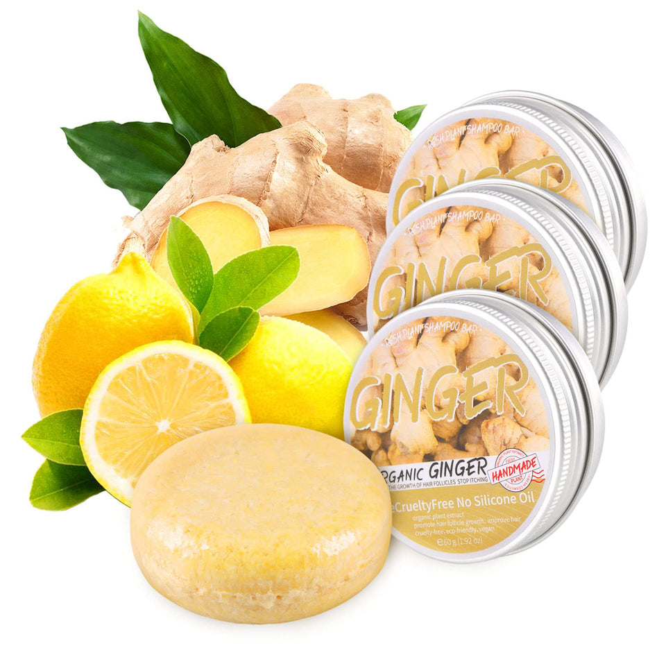 Starhig front packaging three-piece shampoo bar pack showing product benefit