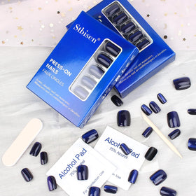 Stbisen adhesive tabs and tools displayed for easy at-home application and immediate use