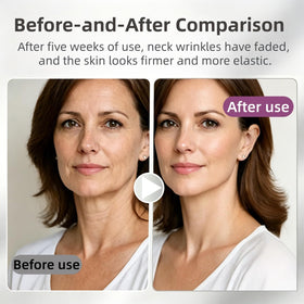 STDKDFW application on neck showing lift and even coverage