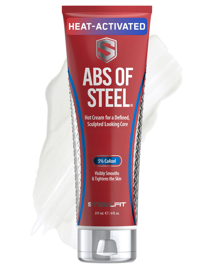 SteelFit front packaging showing label and 8 oz bottle, conveys product clarity