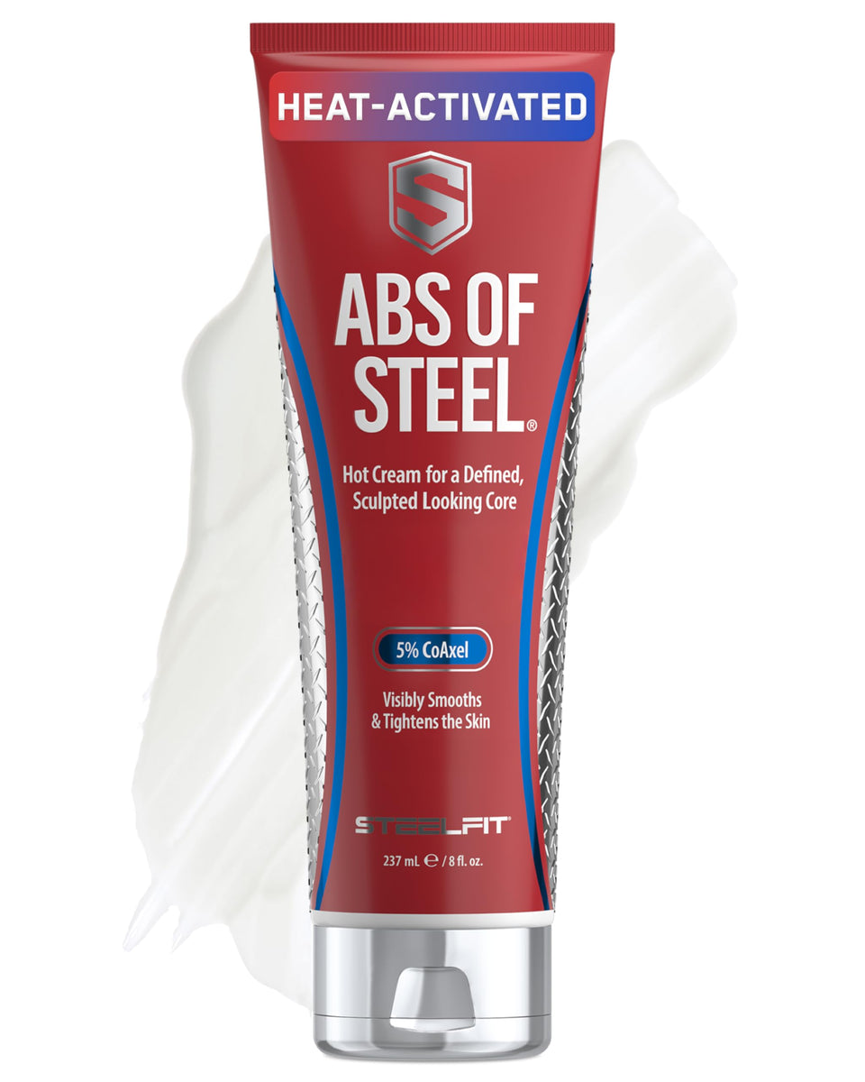 SteelFit front packaging showing label and 8 oz bottle, conveys product clarity