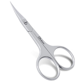 Stelone front view of scissors showing compact travel-ready design and portability