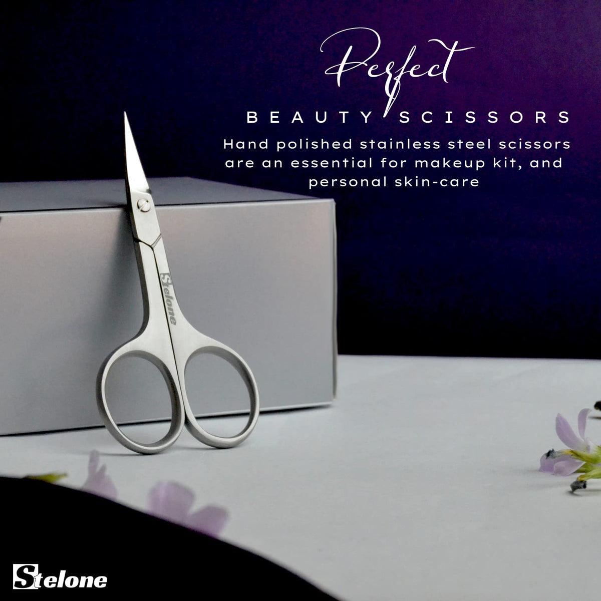 Stelone arranged among spa tools to show salon-grade quality and versatile use