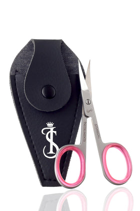 Stemedic Instruments front view showing compact curved scissors for precise grooming