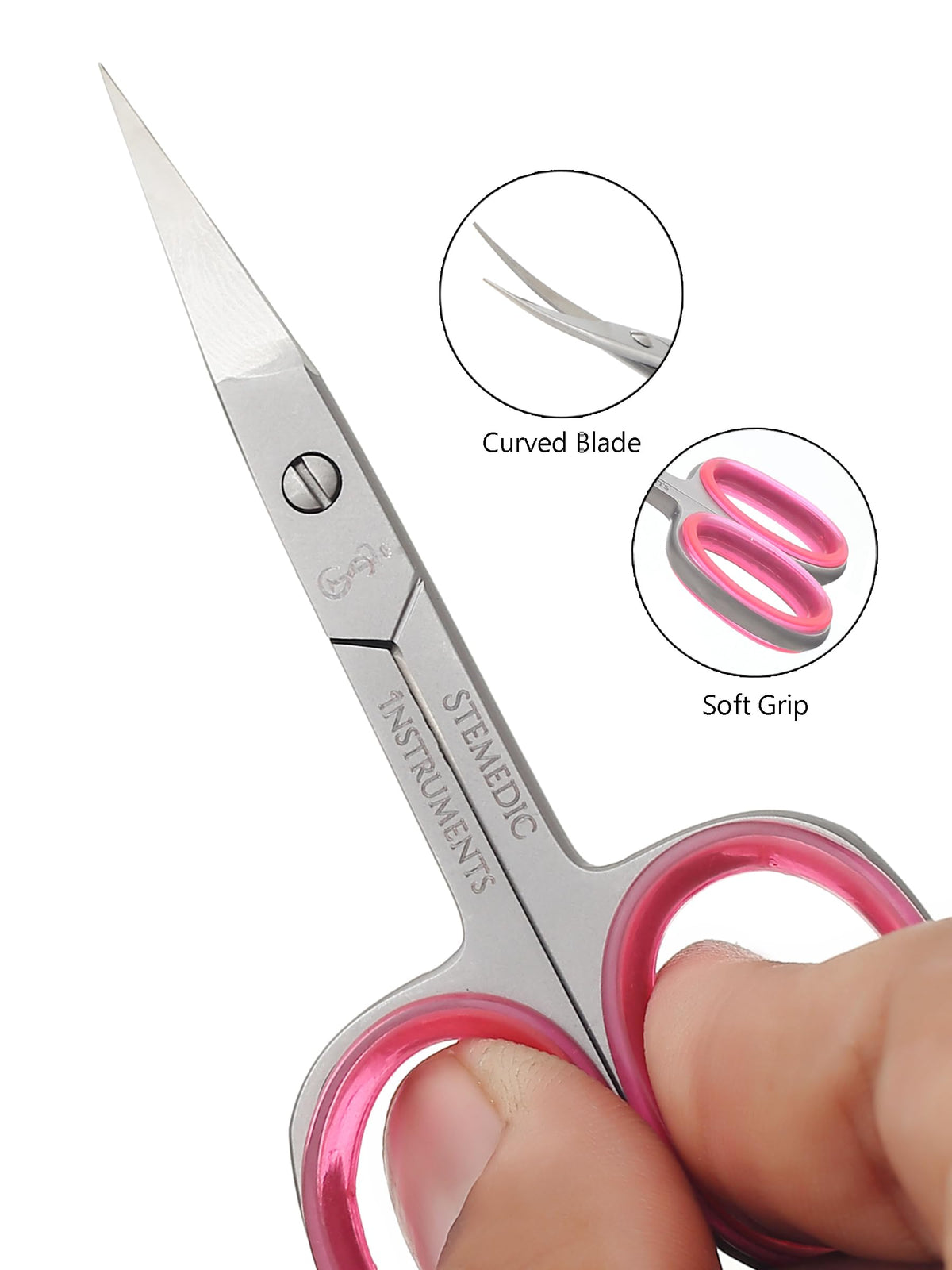 Stemedic Instruments trimming beard detail for precise shaping and tidy edges