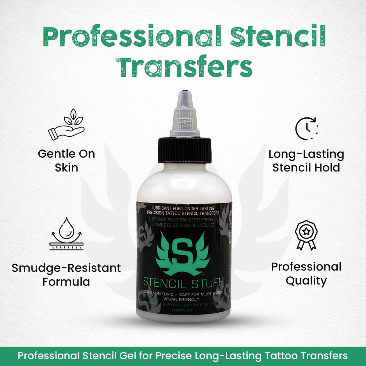 Stencil Stuff gel texture close-up showing smooth spreadability and control
