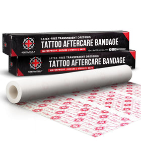 Sterivault front packaging roll showing product and branding benefits