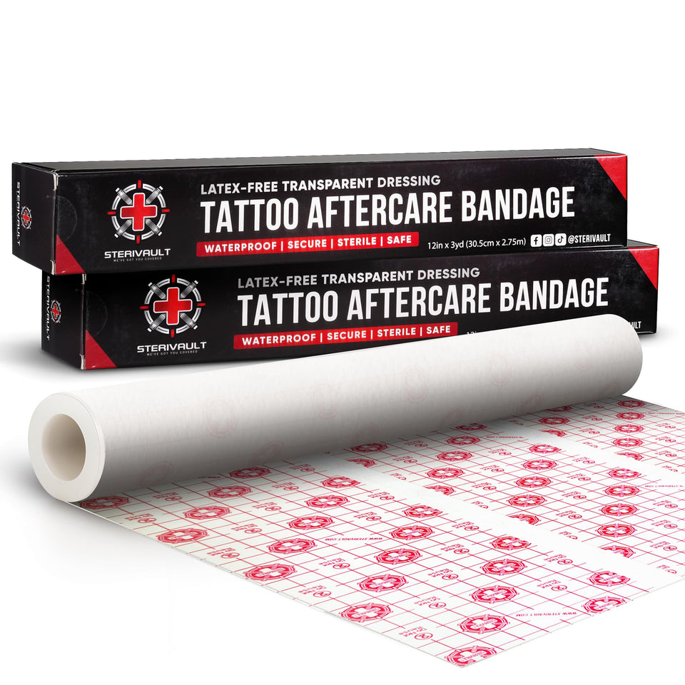 Sterivault front packaging roll showing product and branding benefits