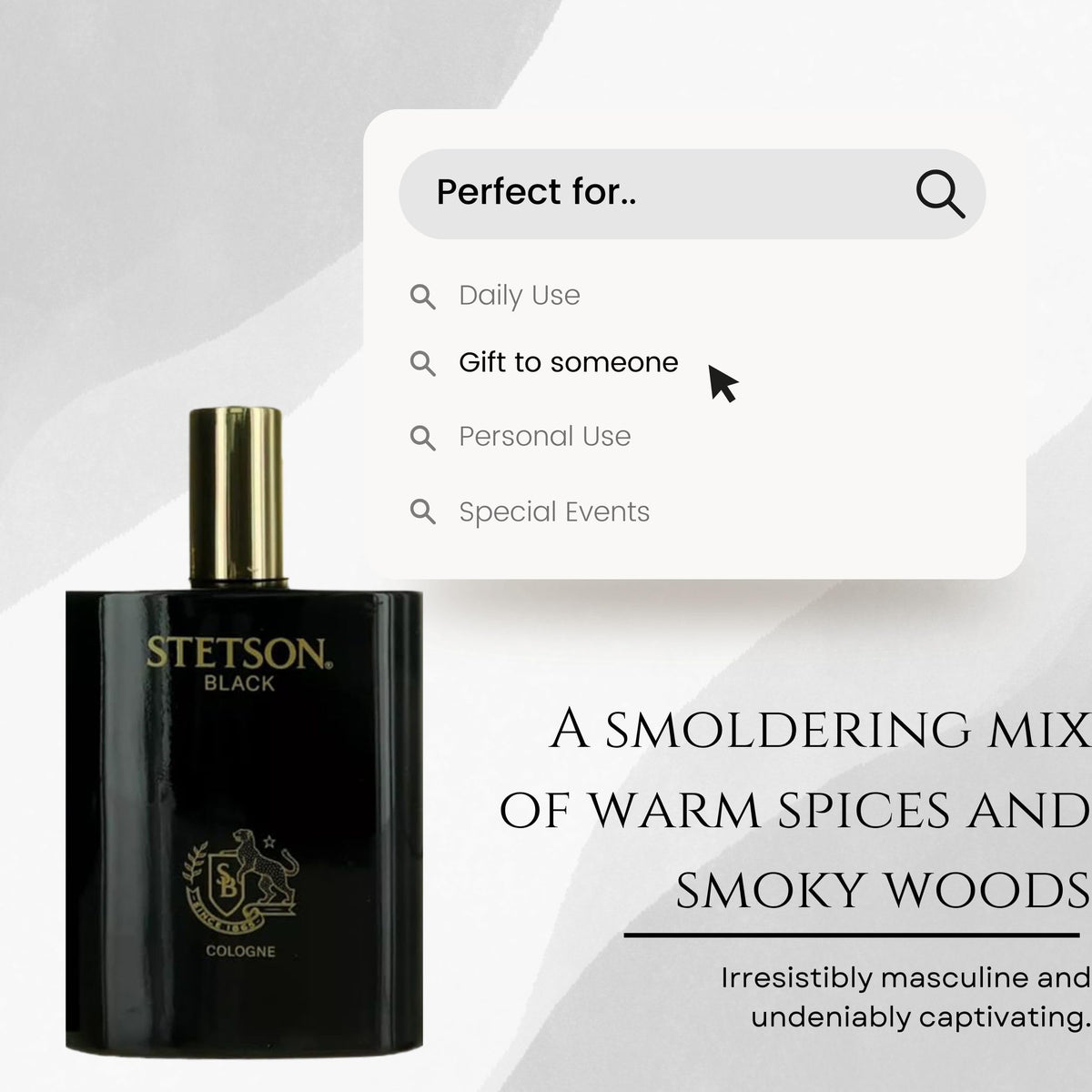 Stetson black lifestyle night out setting suggesting refined evening wear