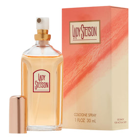Stetson Lady Stetson with peach and rose close-up indicating fruity floral notes
