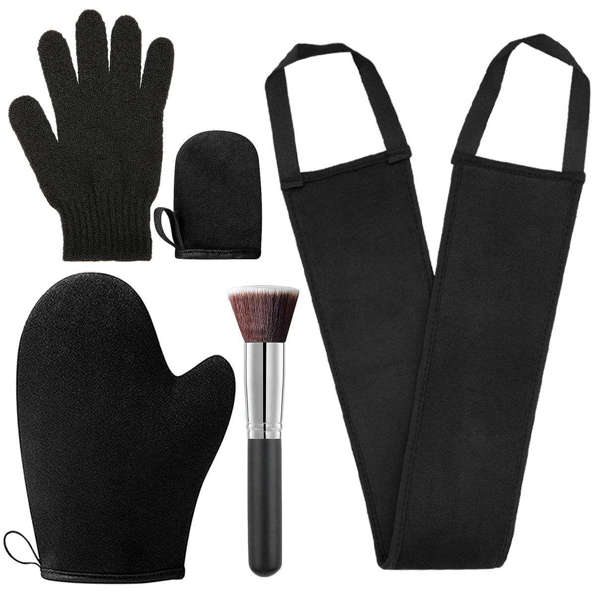 STEUGO five-piece kit front view showing all applicators and benefits