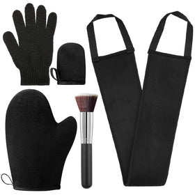 STEUGO five-piece kit front view showing all applicators and benefits