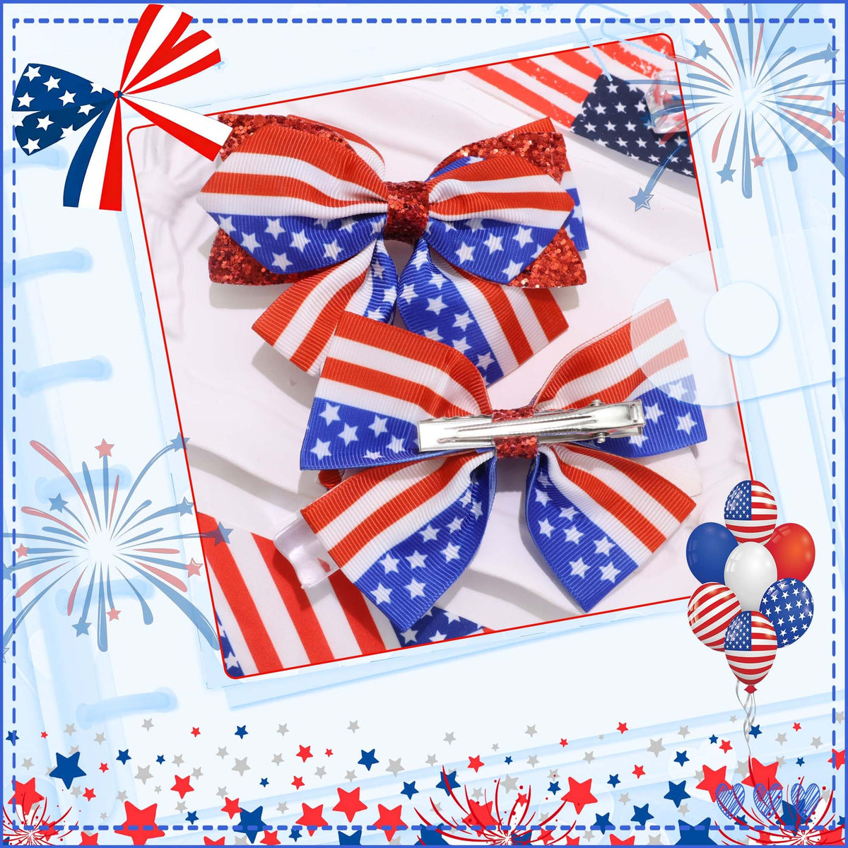 STGDAK flat lay of both barrettes showing matching set ready for gifting