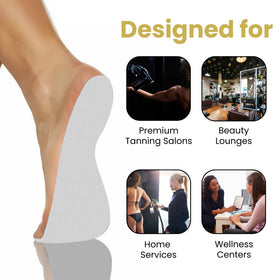 STICKONFEET size beside ruler proving fit and accurate measurement benefit