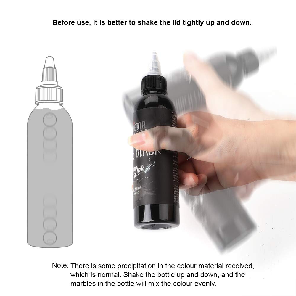 STIGMA ink in use creating clean outline demonstrating precise lining benefit