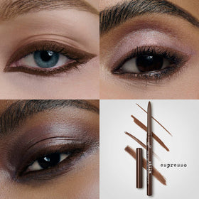 stila close-up of creamy pencil tip for smooth, no-skip application