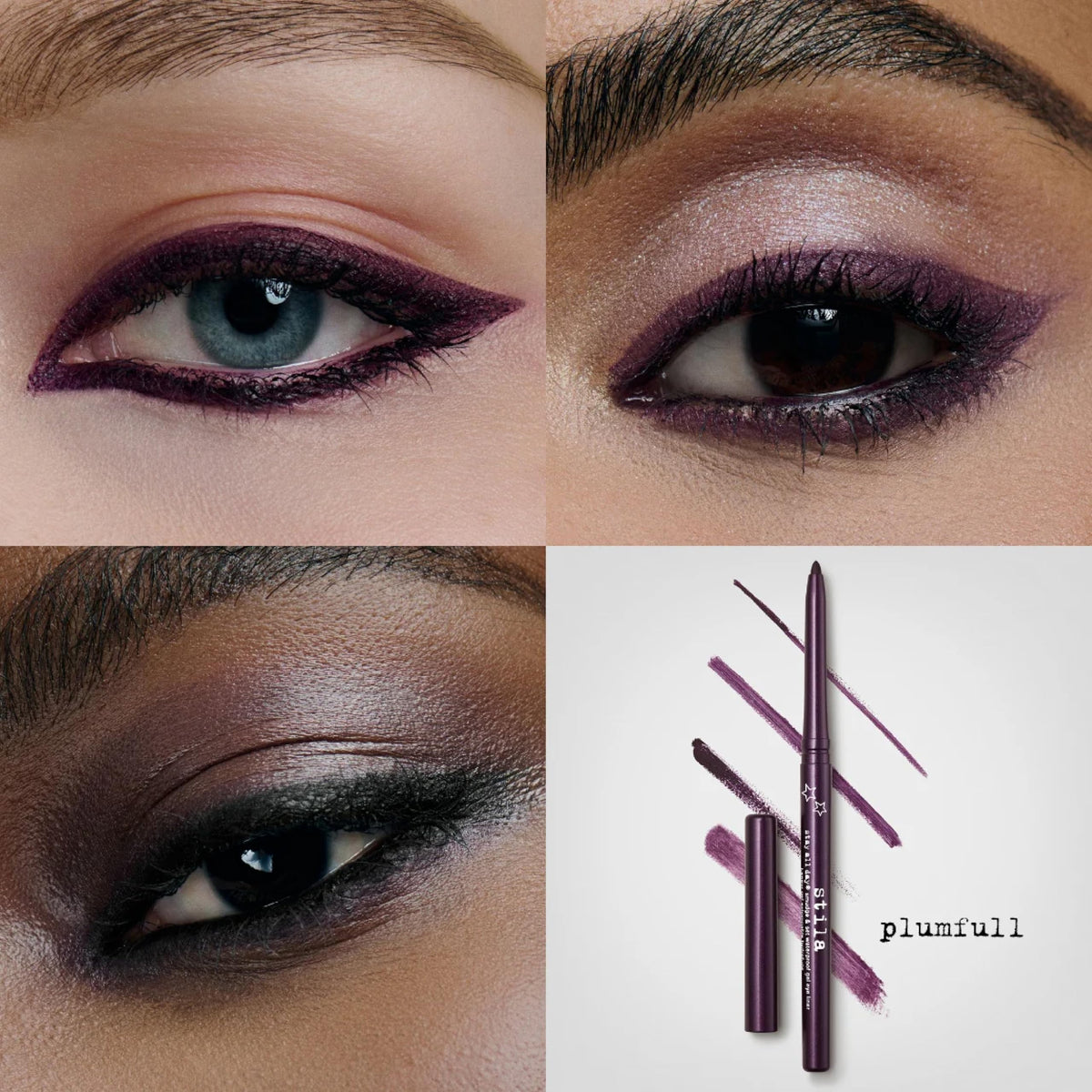 stila closed cap and pen detail highlighting portability and protection