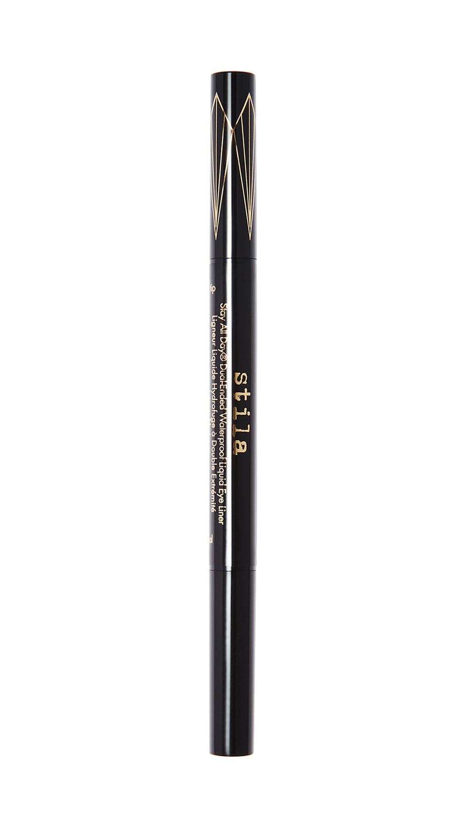 stila pen front view showing dual-ended design and brand benefit of versatile application