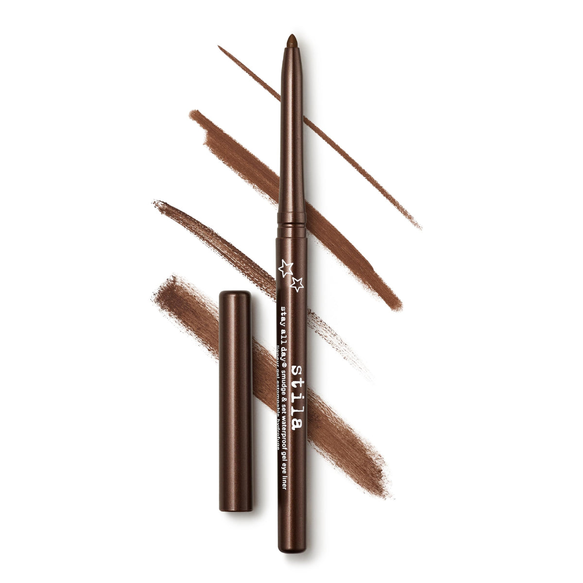 stila front packaging showing the gel liner and benefits of long-wear