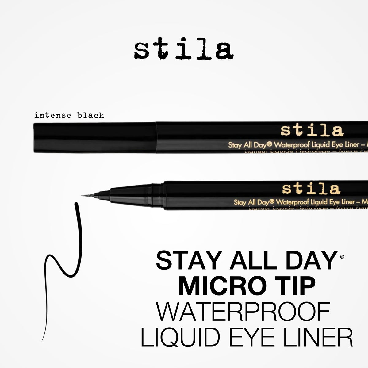 stila micro tip close-up revealing fine felt nib for ultra-precise application