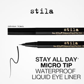 stila micro tip close-up revealing fine felt nib for ultra-precise application