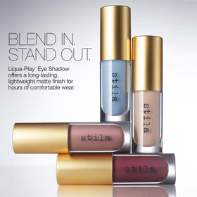 stila on vanity with brushes suggesting easy daily application