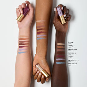 stila product held in hand for scale and portability benefit