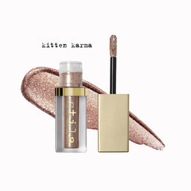 stila wand and applicator displaying precise tip for easy, controlled glitter placement