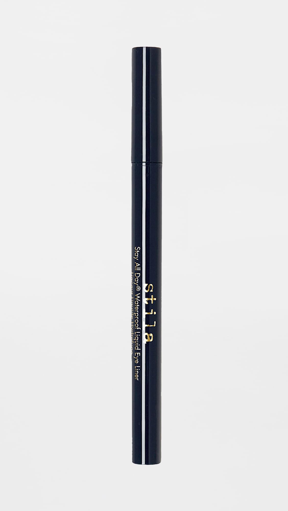 stila cap and label detail highlighting product information and finish