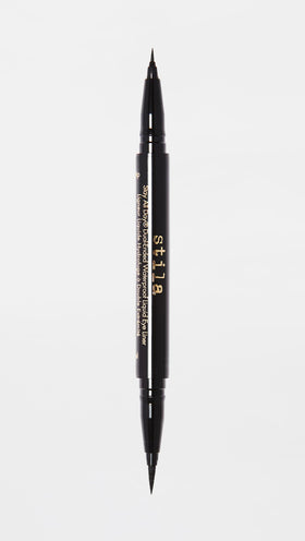 stila pen beside ruler showing size and portability for on-the-go touchups