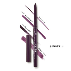 stila texture swatch on skin showing intense pigment and blendability