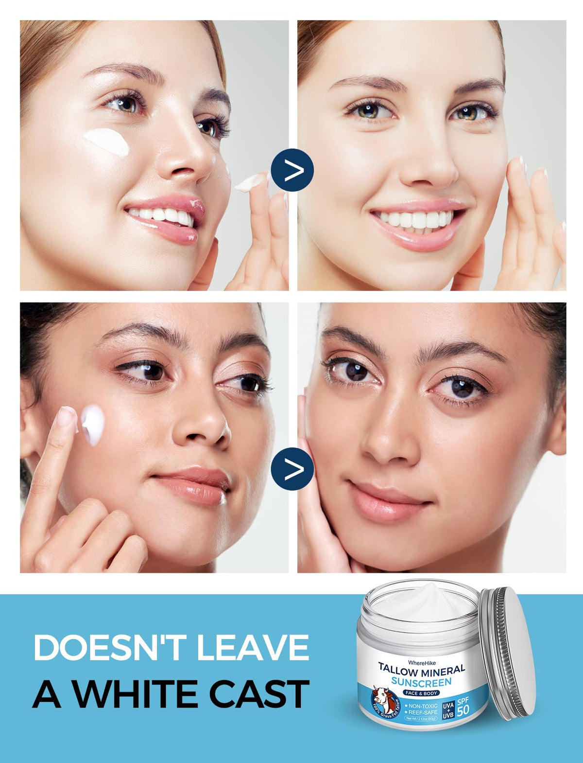 STILIP zinc oxide visual with mineral powder highlighting mineral protection