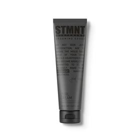 STMNT curl cream front tube showing label and product identity, boosts curl definition