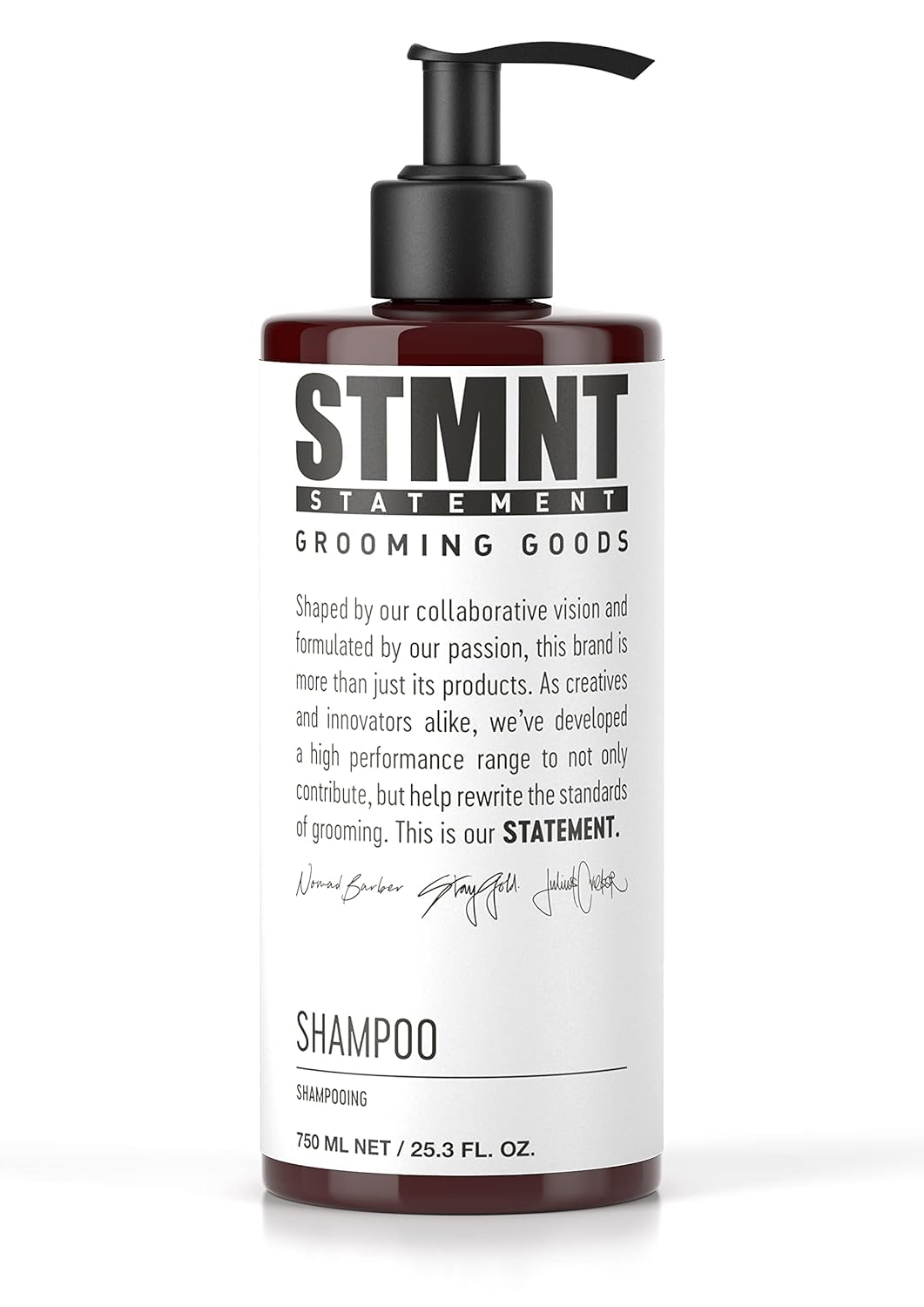 STMNT front bottle shot showing label and scent details for confident purchase