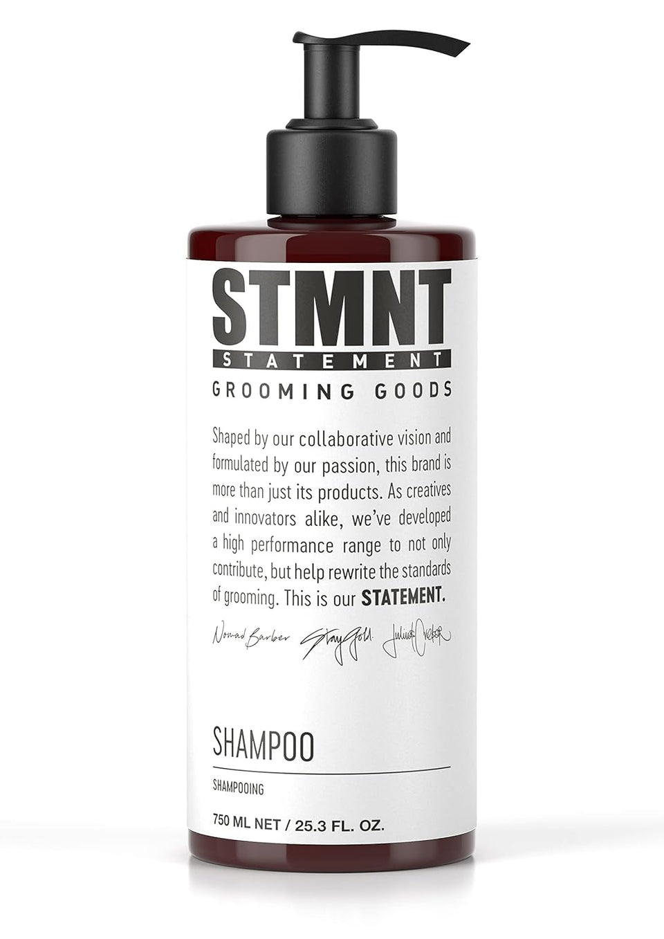 STMNT front bottle shot showing label and scent details for confident purchase