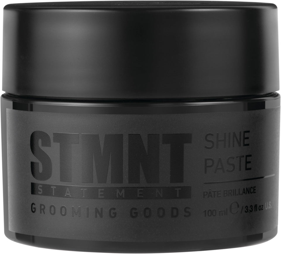 STMNT shine paste front packaging showing jar and label for easy identification