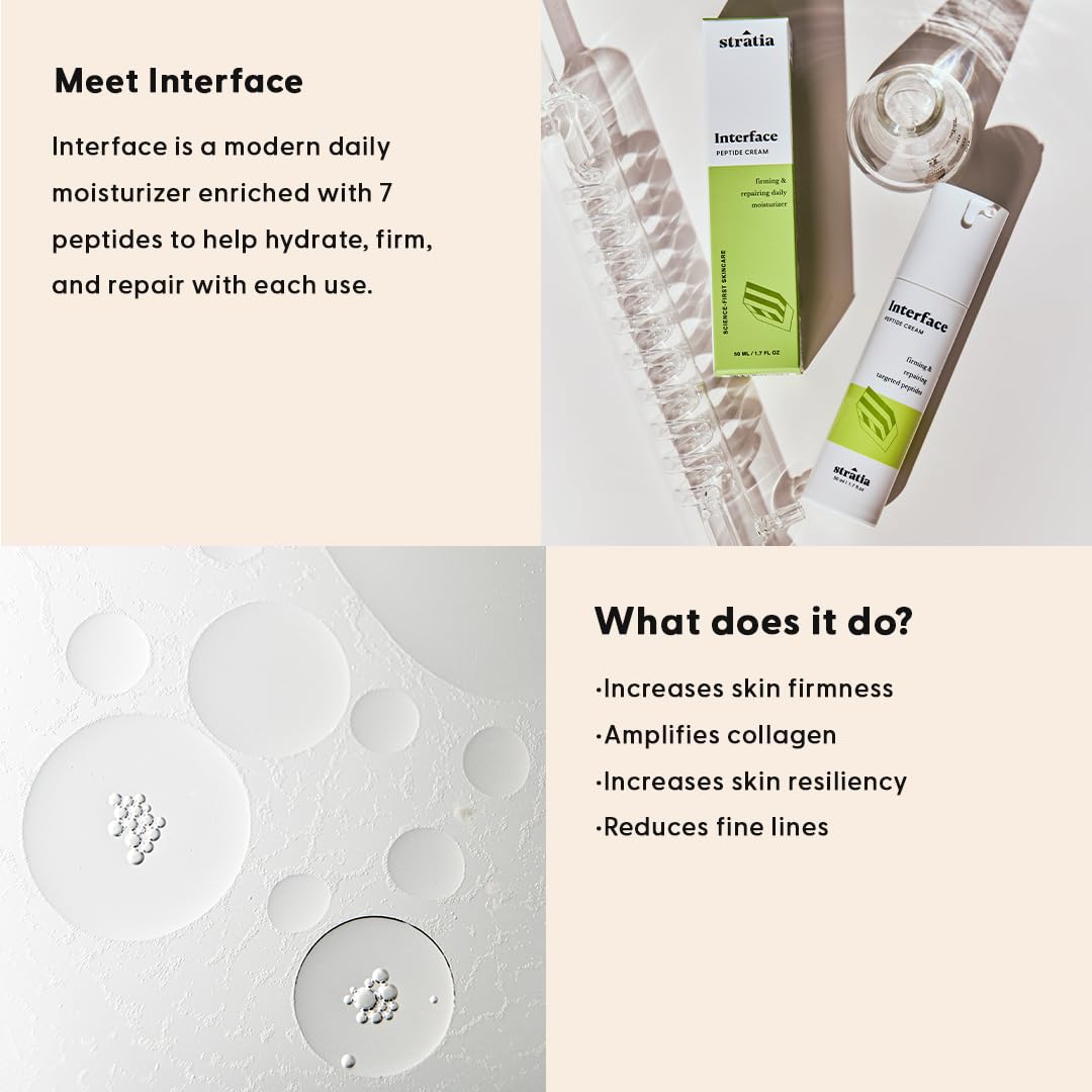 Stratia pump dispensing moisturizer demonstrating convenient, controlled application