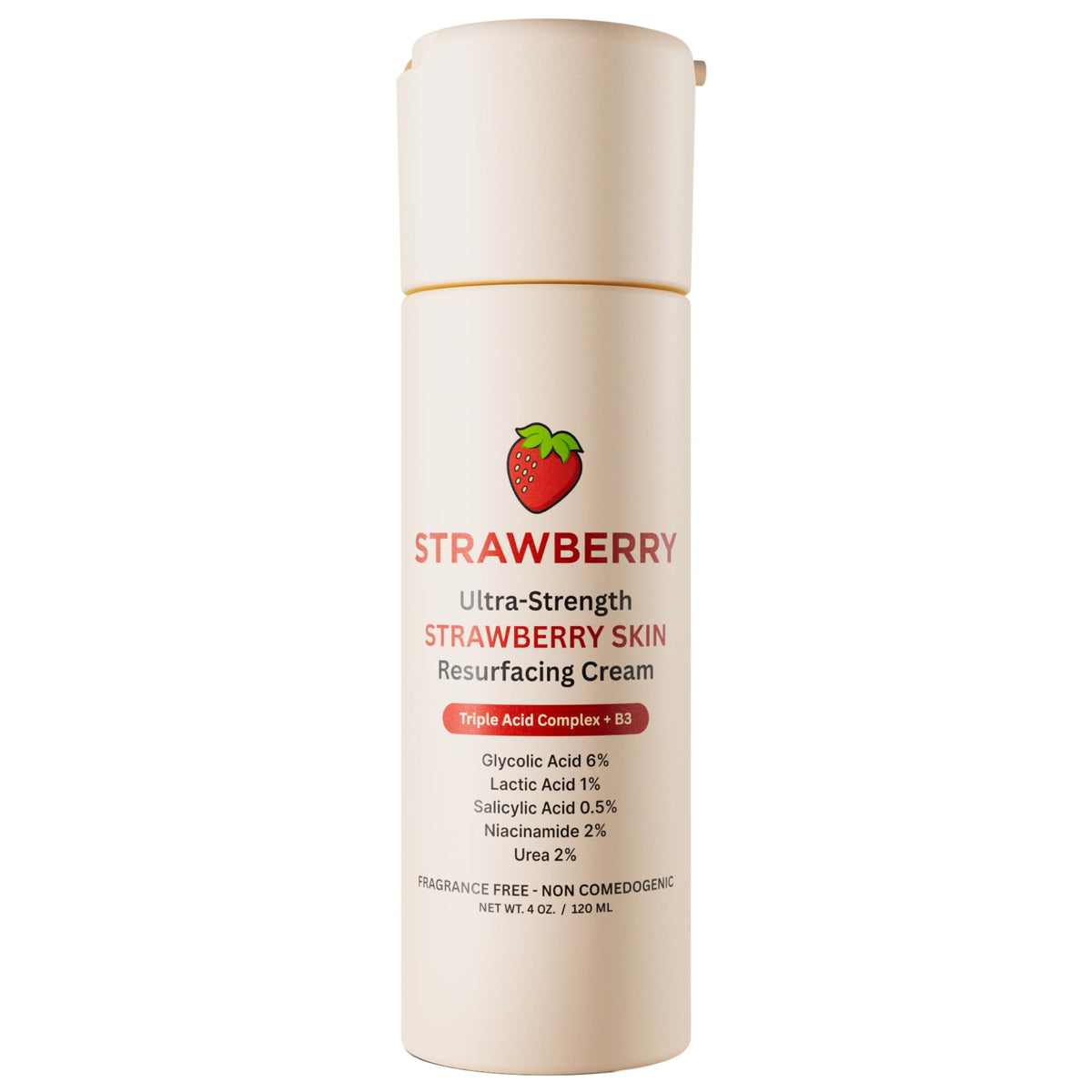 STRAWBERRY front packaging showing KP Bump Eraser benefits